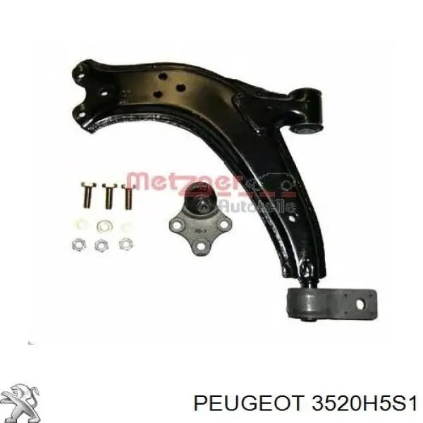 3520H5S1 Peugeot/Citroen silentblock de suspensión delantero inferior