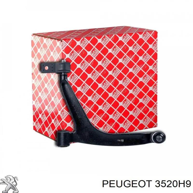 Brazo inferior izquierdo de la suspensión delantera Peugeot/Citroen 3520H9 precio, desde 49,61 EUR