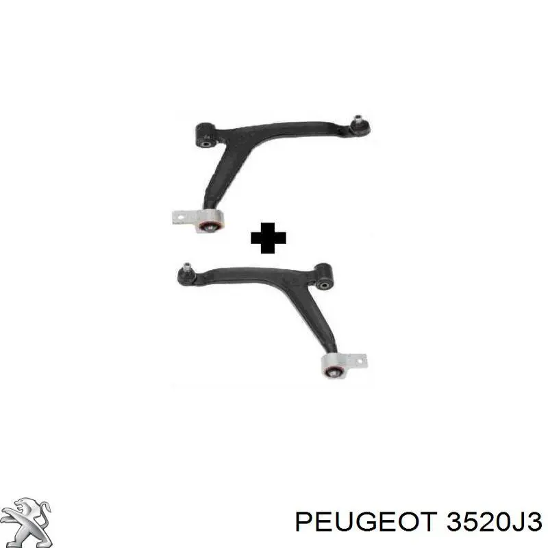 Comprar 3520J3 Peugeot/Citroen Brazo inferior izquierdo de la suspensión delantera