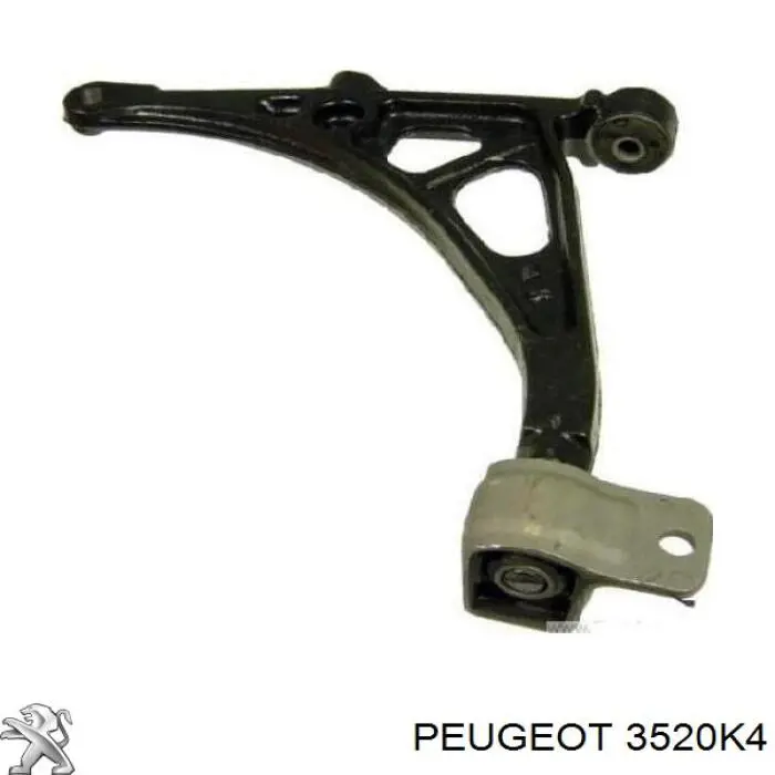 3520K4 Peugeot/Citroen barra oscilante, suspensión de ruedas delantera, inferior izquierda