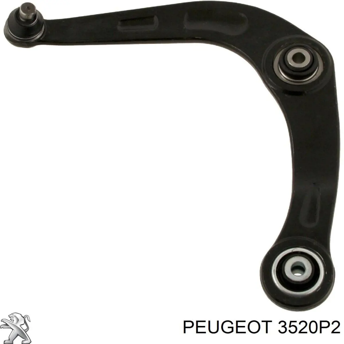 3520P2 Peugeot/Citroen barra oscilante, suspensión de ruedas delantera, inferior izquierda