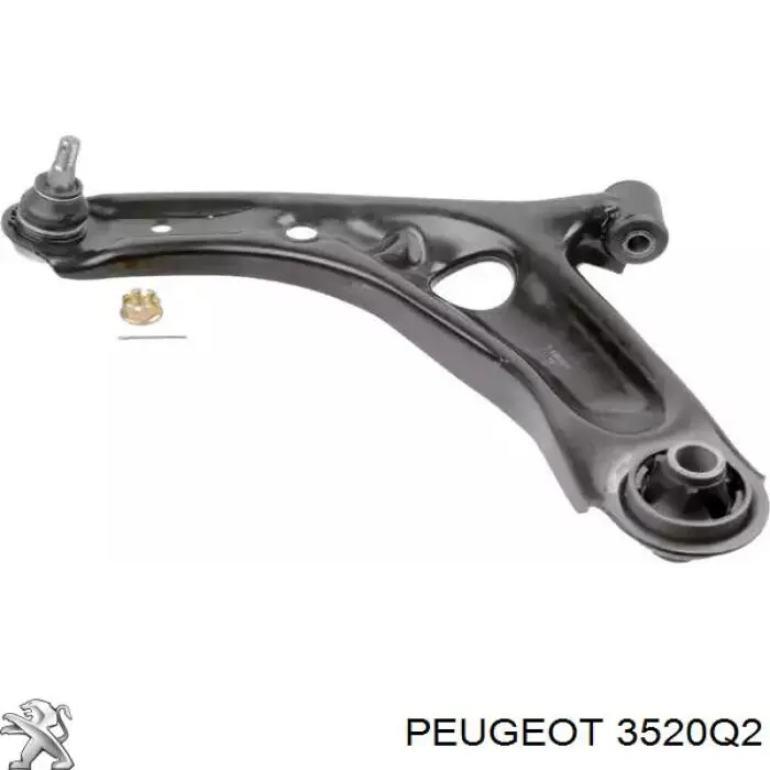 Comprar 3520Q2 Peugeot/Citroen Brazo inferior izquierdo de la suspensión delantera