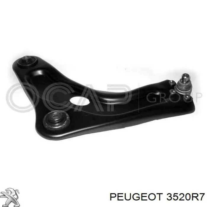 Brazo inferior izquierdo de la suspensión delantera 3520R7 Peugeot/Citroen