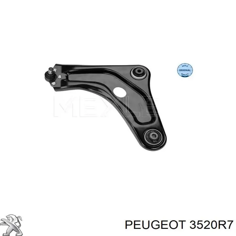 Comprar 3520R7 Peugeot/Citroen Brazo inferior izquierdo de la suspensión delantera