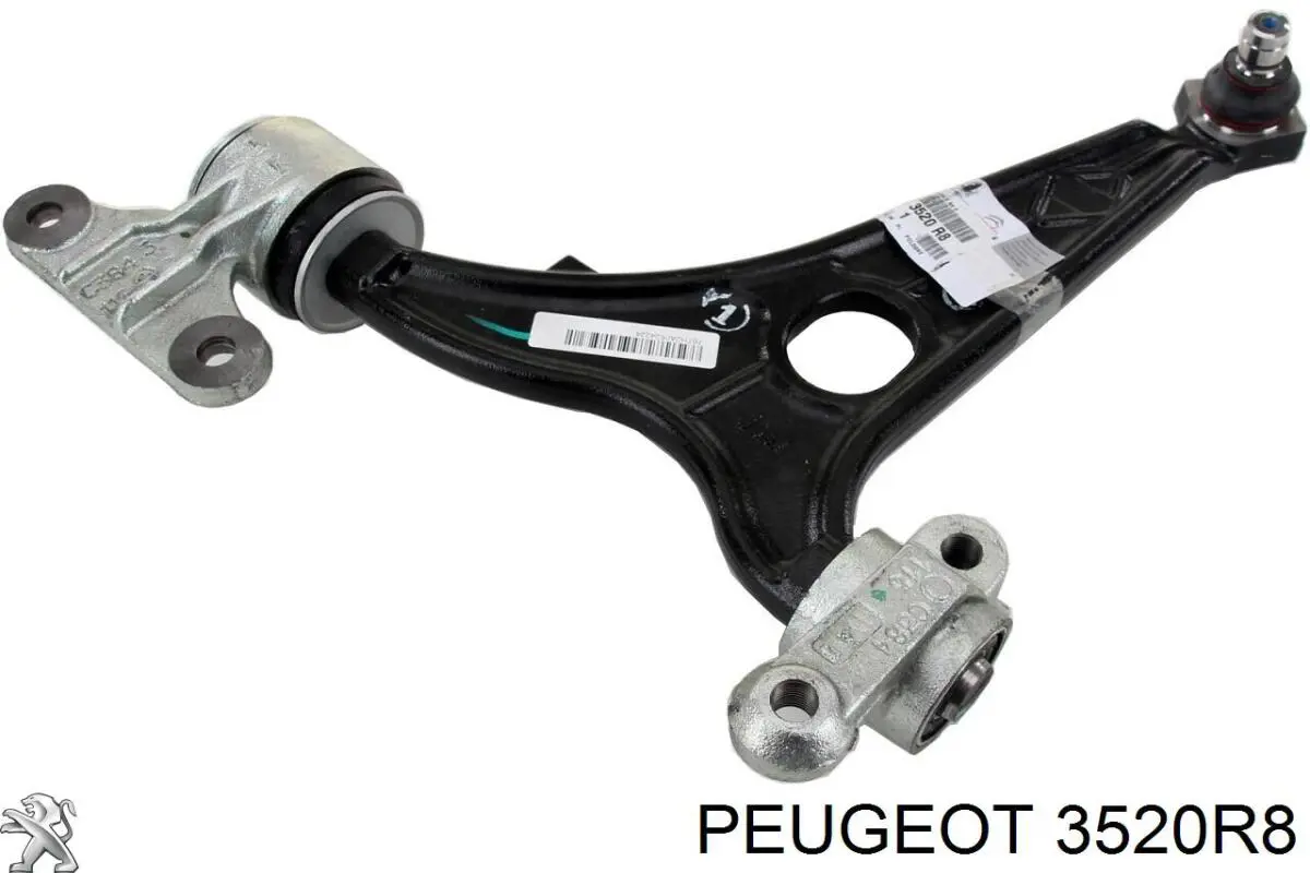 3520R8 Peugeot/Citroen Brazo inferior izquierdo de la suspensión delantera