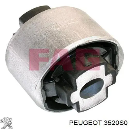 3520S0 Peugeot/Citroen barra oscilante, suspensión de ruedas delantera, inferior izquierda