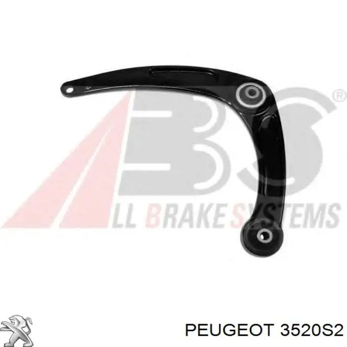 Brazo inferior izquierdo de la suspensión delantera Peugeot/Citroen 3520S2 precio, desde 42,17 EUR