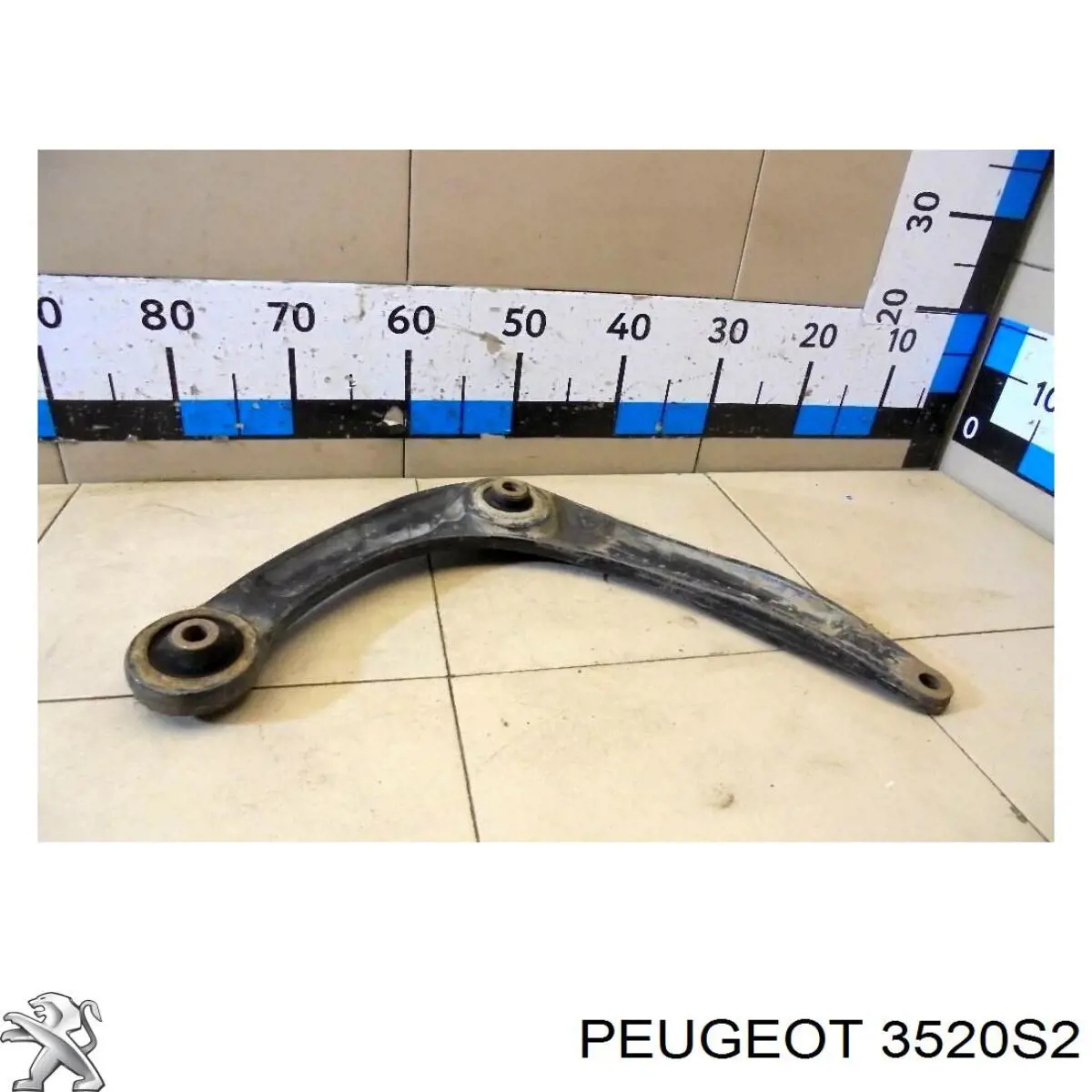 3520S2 Peugeot/Citroen Brazo inferior izquierdo de la suspensión delantera