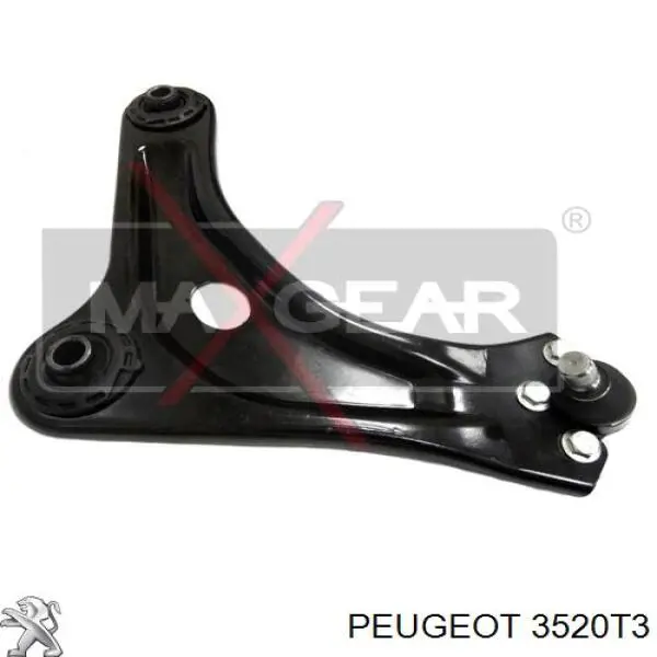 Brazo inferior izquierdo de la suspensión delantera Peugeot/Citroen 3520T3 precio, desde 53,72 EUR