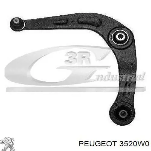 Brazo inferior izquierdo de la suspensión delantera Peugeot/Citroen 3520W0 precio, desde 72,60 EUR