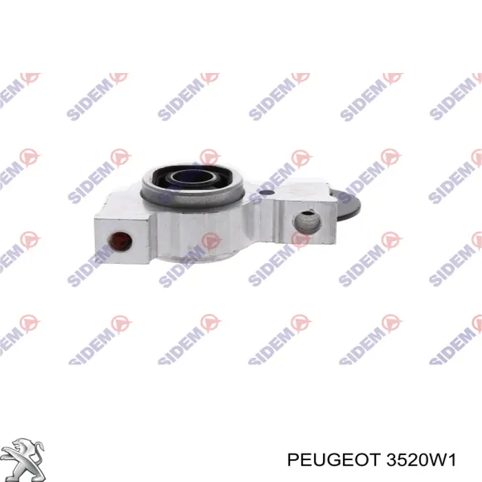 Brazo inferior izquierdo de la suspensión delantera 3520W1 Peugeot/Citroen