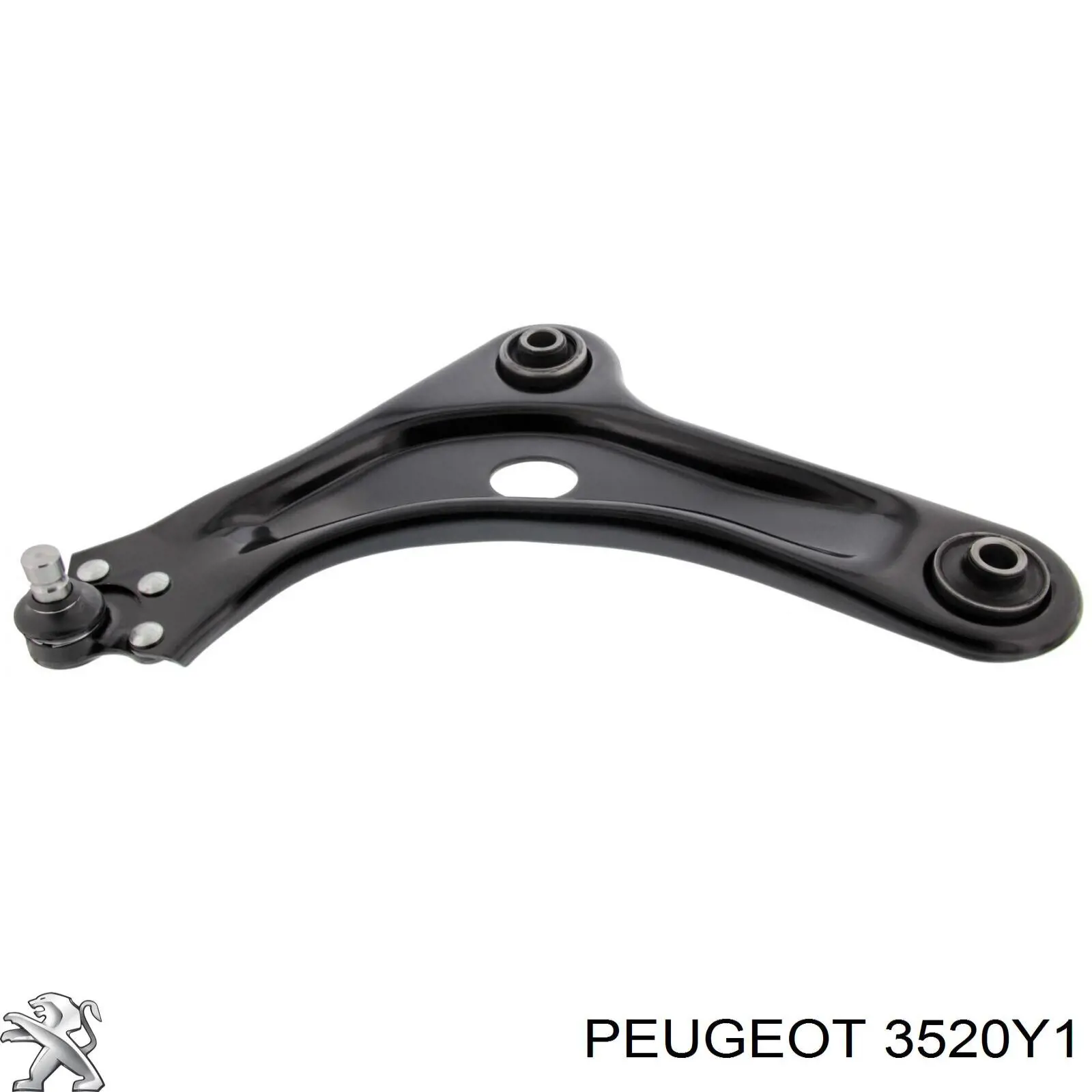 3520Y1 Peugeot/Citroen barra oscilante, suspensión de ruedas delantera, inferior izquierda