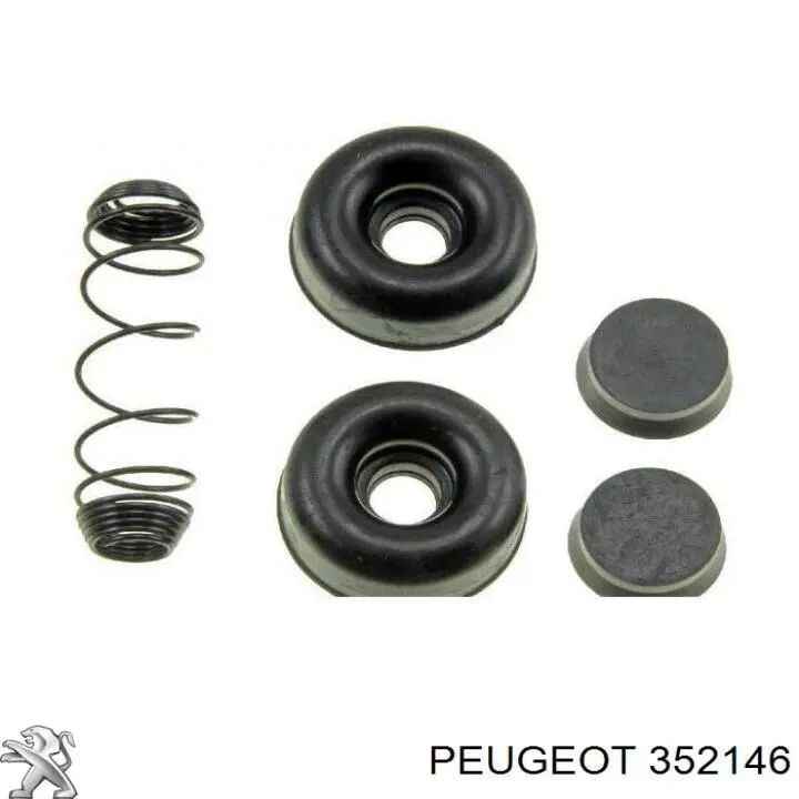 352146 Peugeot/Citroen barra oscilante, suspensión de ruedas delantera, inferior derecha
