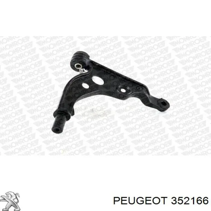 352166 Peugeot/Citroen barra oscilante, suspensión de ruedas delantera, inferior derecha
