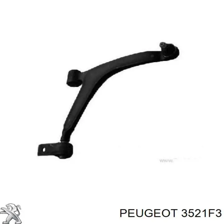 Brazo inferior derecho de la suspensión delantera Peugeot/Citroen 3521F3 precio, desde 50,15 EUR