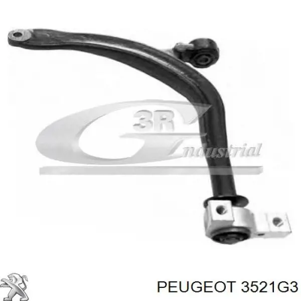 3521G3 Peugeot/Citroen Brazo inferior derecho de la suspensión delantera