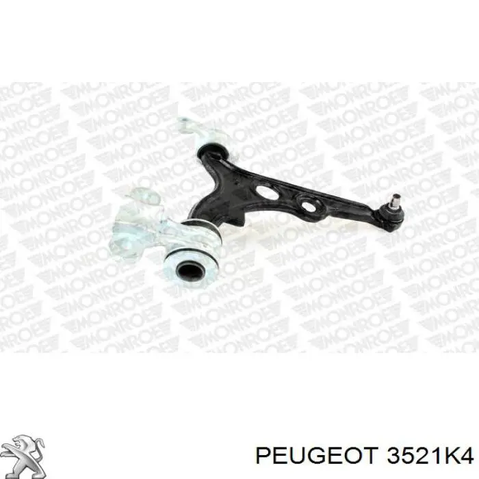 Brazo inferior derecho de la suspensión delantera Peugeot/Citroen 3521K4 precio, desde 65,39 EUR