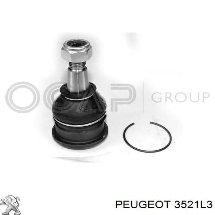 Brazo inferior derecho de la suspensión delantera 3521L3 Peugeot/Citroen