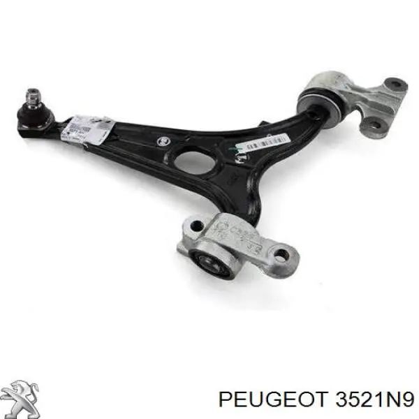 Brazo inferior derecho de la suspensión delantera Peugeot/Citroen 3521N9 precio, desde 82,76 EUR