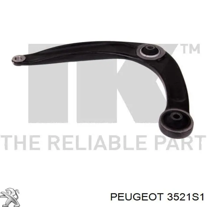 Comprar 3521S1 Peugeot/Citroen Brazo inferior derecho de la suspensión delantera