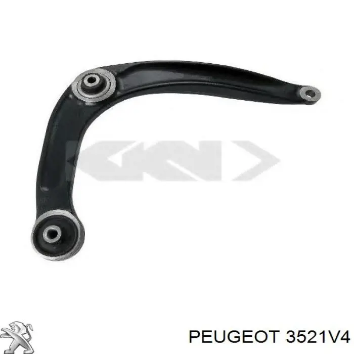 Comprar 3521V4 Peugeot/Citroen Brazo inferior derecho de la suspensión delantera
