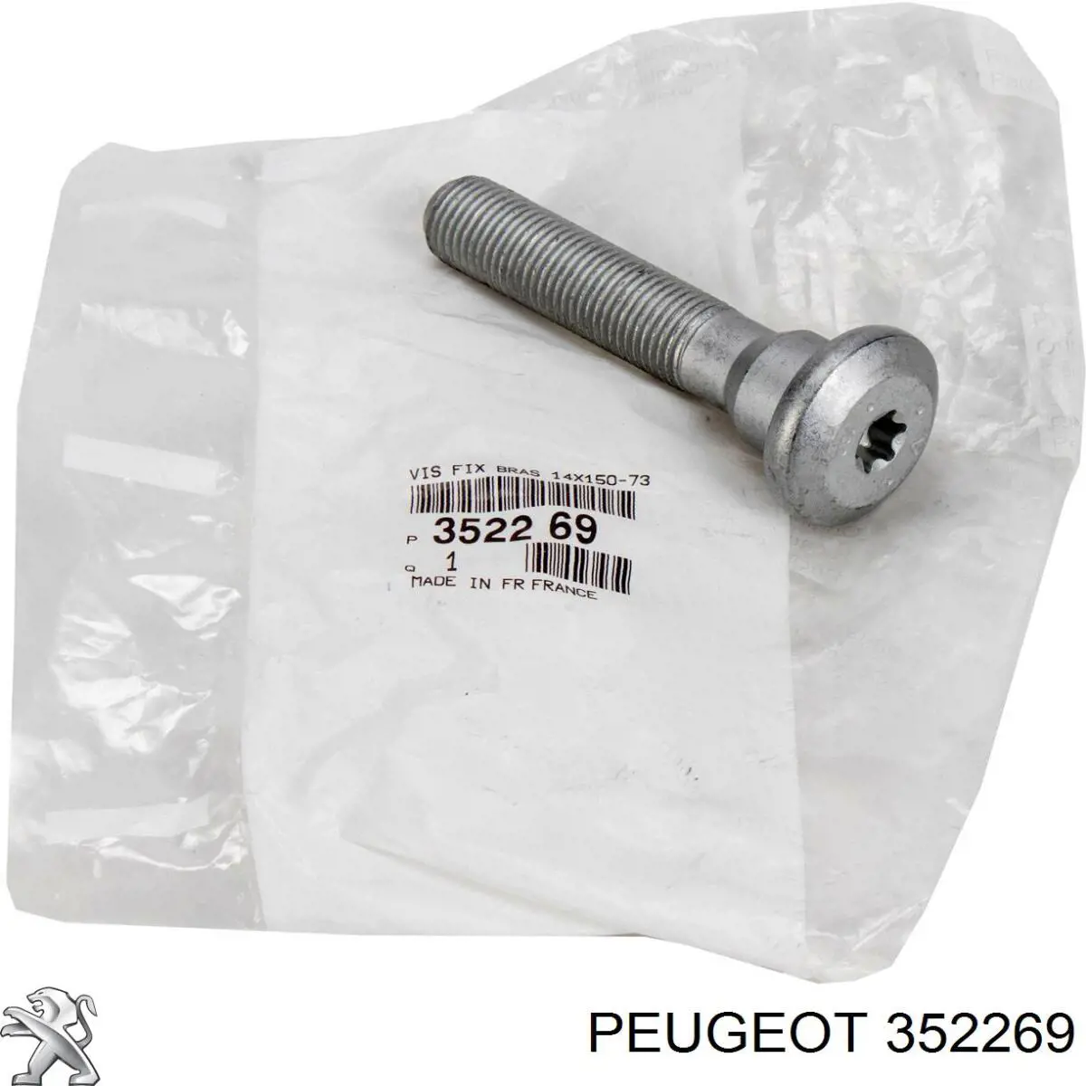 352269 Peugeot/Citroen perno de fijación, brazo oscilante delantero
