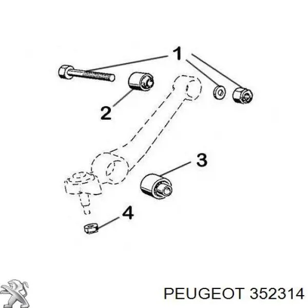  Rótula inferior de suspensión Citroen C15 