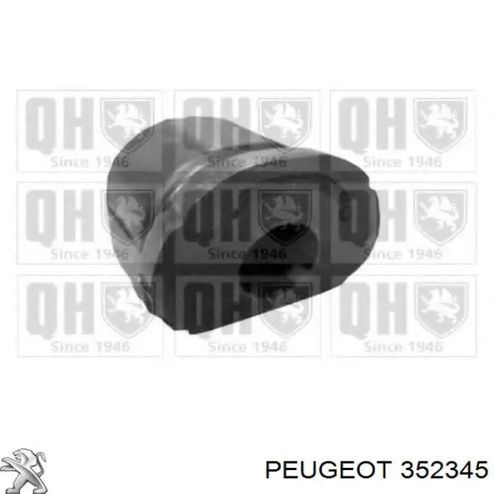 352345 Peugeot/Citroen silentblock de suspensión delantero inferior