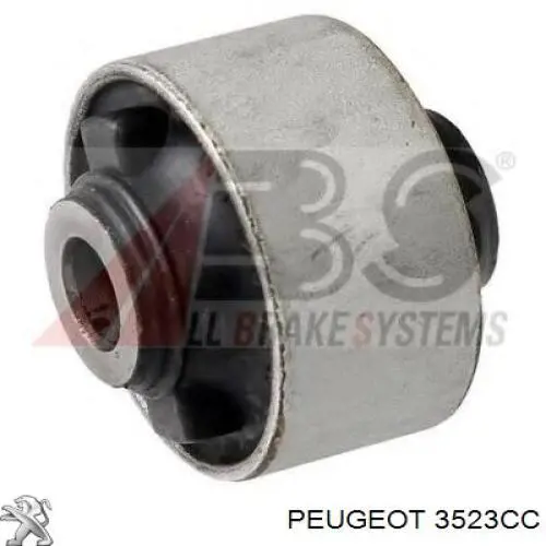 3523CC Peugeot/Citroen Silentblock de brazo de suspensión delantero inferior