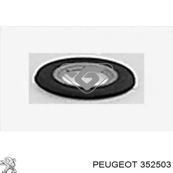 352503 Peugeot/Citroen chipper de un bloque silencioso de la palanca inferior delantera
