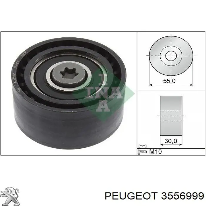 Rodillo tensor cadena Peugeot/Citroen 1628925880