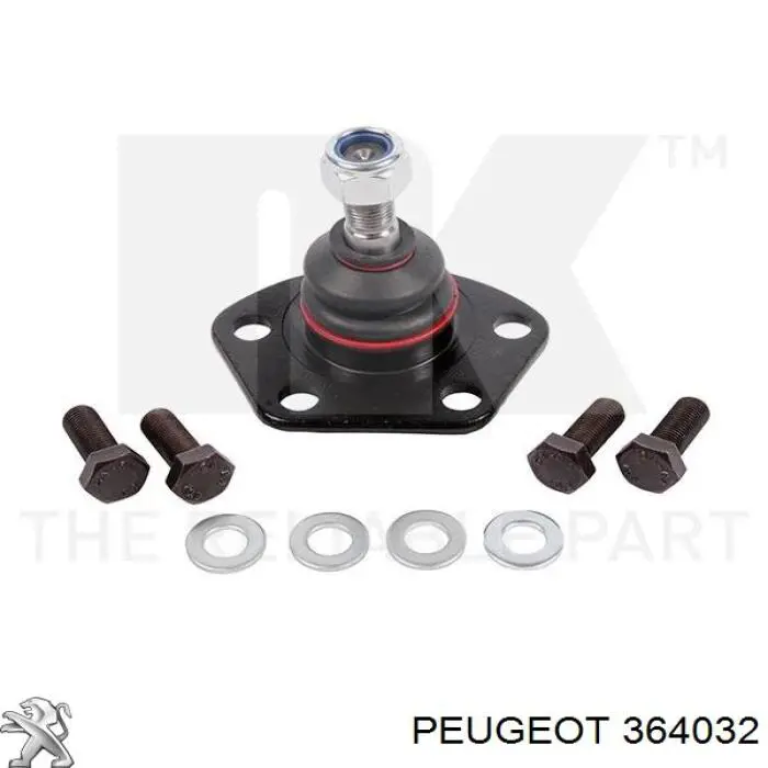Comprar 364032 Peugeot/Citroen Rótula inferior de suspensión