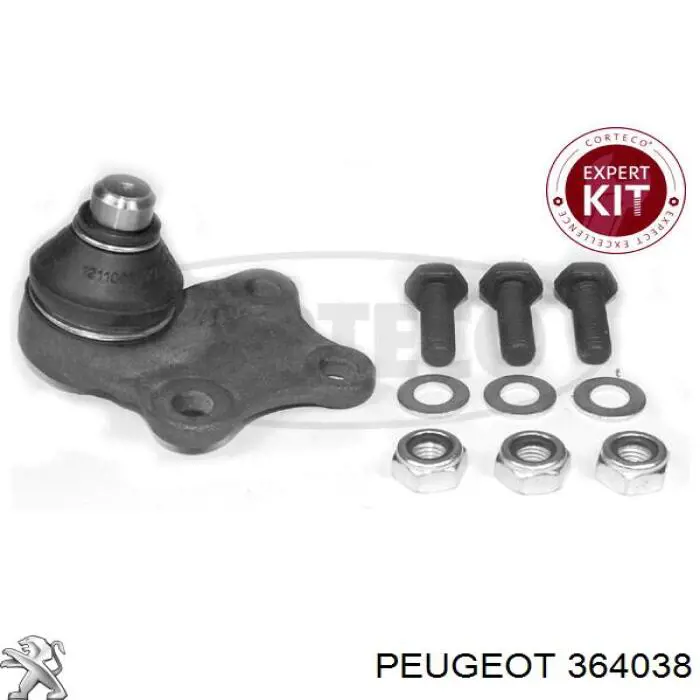 364038 PEUGEOT/CITROEN Rótula de suspensión inferior