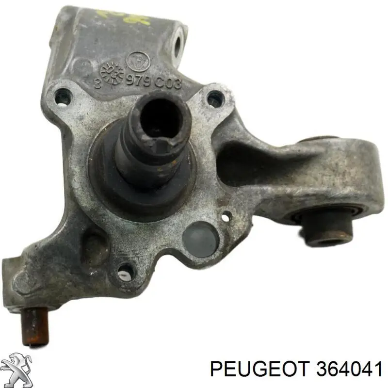 Buje exterior del brazo transversal trasero 364041 Peugeot/Citroen