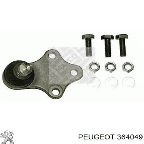364049 Peugeot/Citroen rótula de suspensión inferior