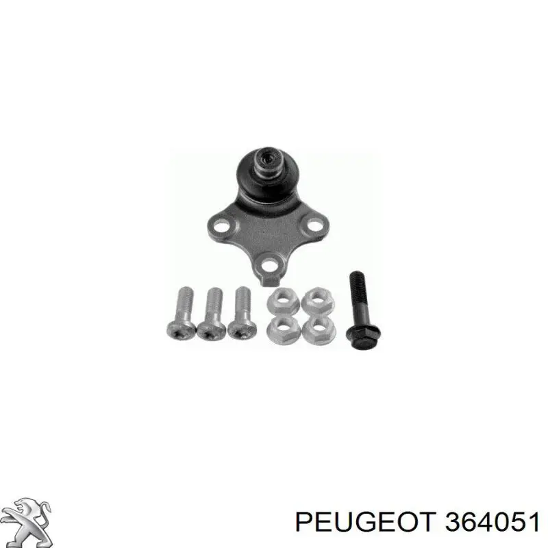 Rótula inferior de suspensión Peugeot/Citroen 364051 precio, desde 24,45 EUR