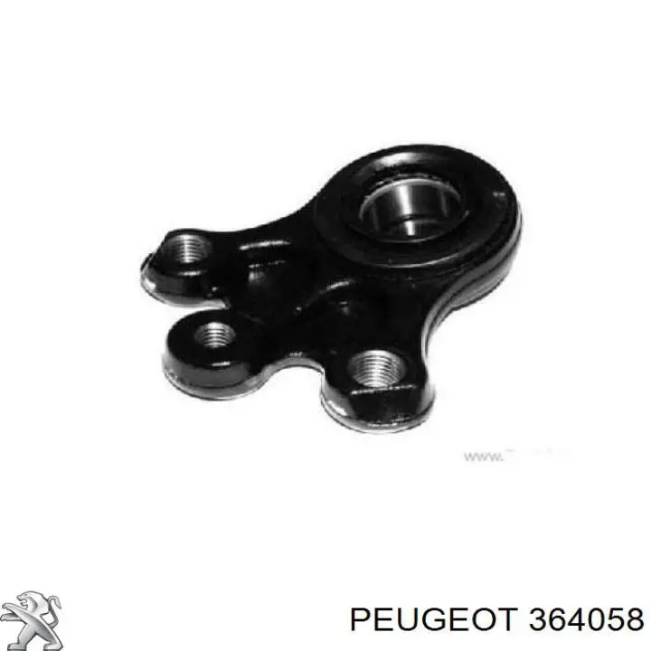 Rótula inferior de suspensión 364058 Peugeot/Citroen
