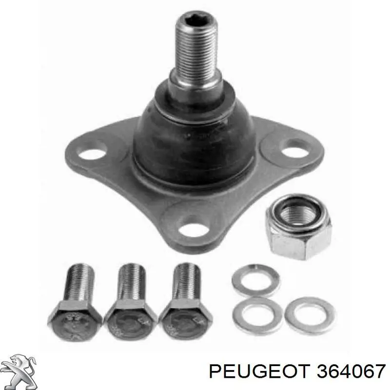 Rótula inferior de suspensión Peugeot/Citroen 364067