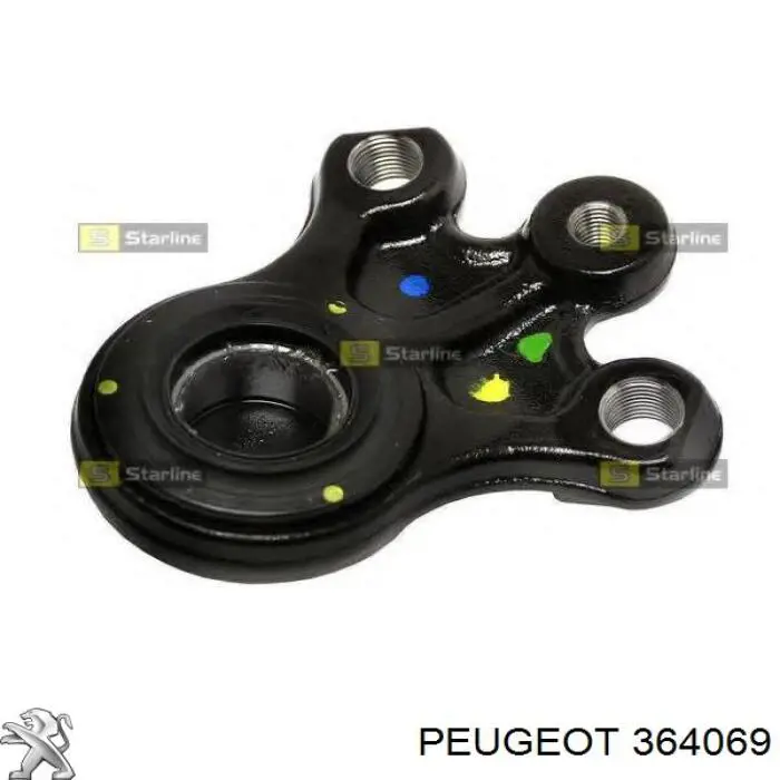 Rótula inferior de suspensión Peugeot/Citroen 364069 precio, desde 40,19 EUR
