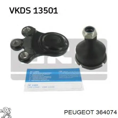 Rótula de suspensión superior Peugeot/Citroen 364074 precio, desde 18,17 EUR