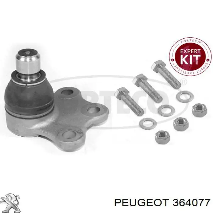 Comprar 364077 Peugeot/Citroen Rótula inferior de suspensión
