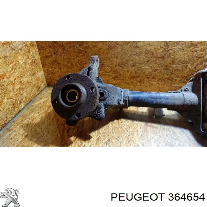 364654 Peugeot/Citroen muñón del eje, suspensión de rueda, delantero izquierdo