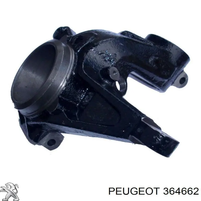 364662 Peugeot/Citroen muñón del eje, suspensión de rueda, delantero izquierdo