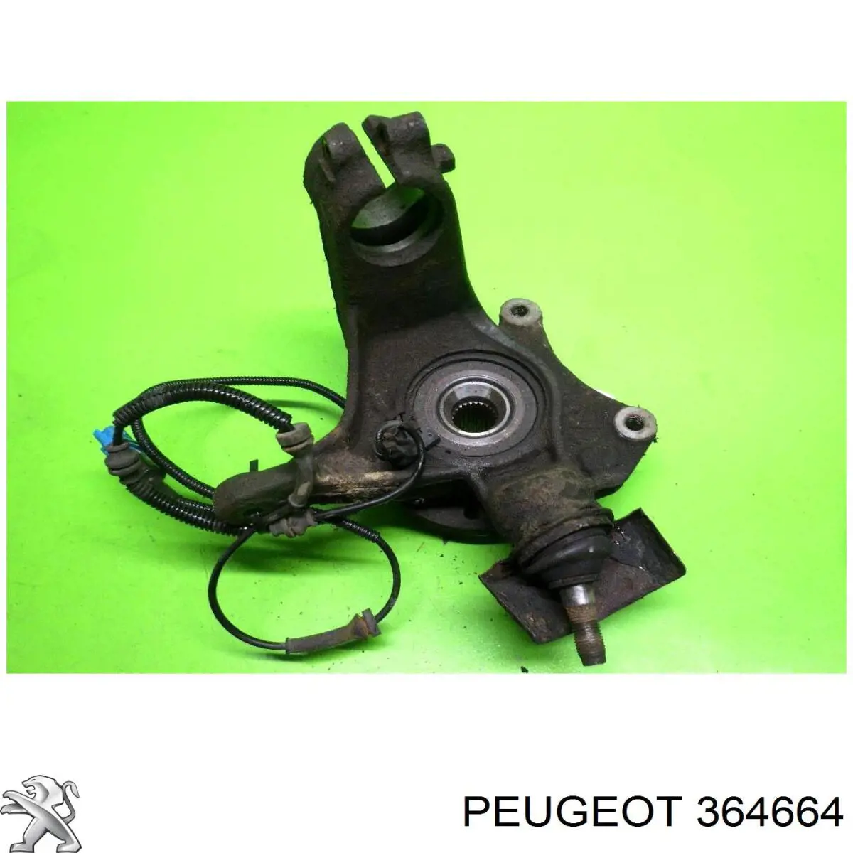 364664 Peugeot/Citroen muñón del eje, suspensión de rueda, delantero izquierdo