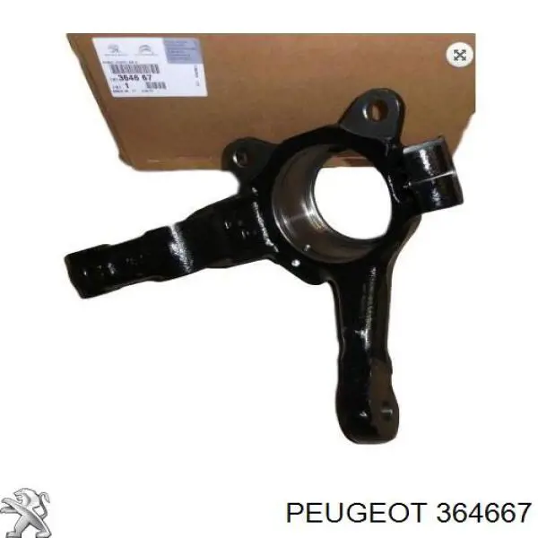 364667 Peugeot/Citroen muñón del eje, suspensión de rueda, delantero izquierdo