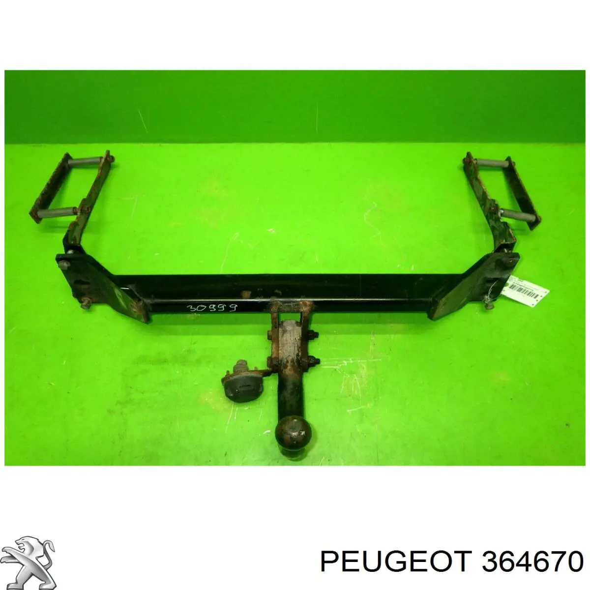 364670 Peugeot/Citroen muñón del eje, suspensión de rueda, delantero izquierdo