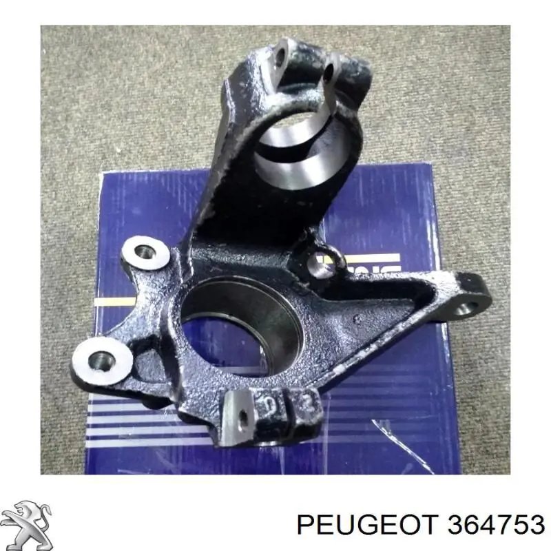 364753 Peugeot/Citroen muñón del eje, suspensión de rueda, delantero derecho
