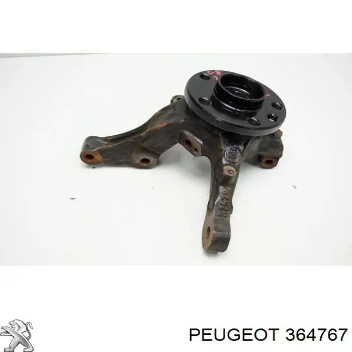 364767 Peugeot/Citroen muñón del eje, suspensión de rueda, delantero derecho