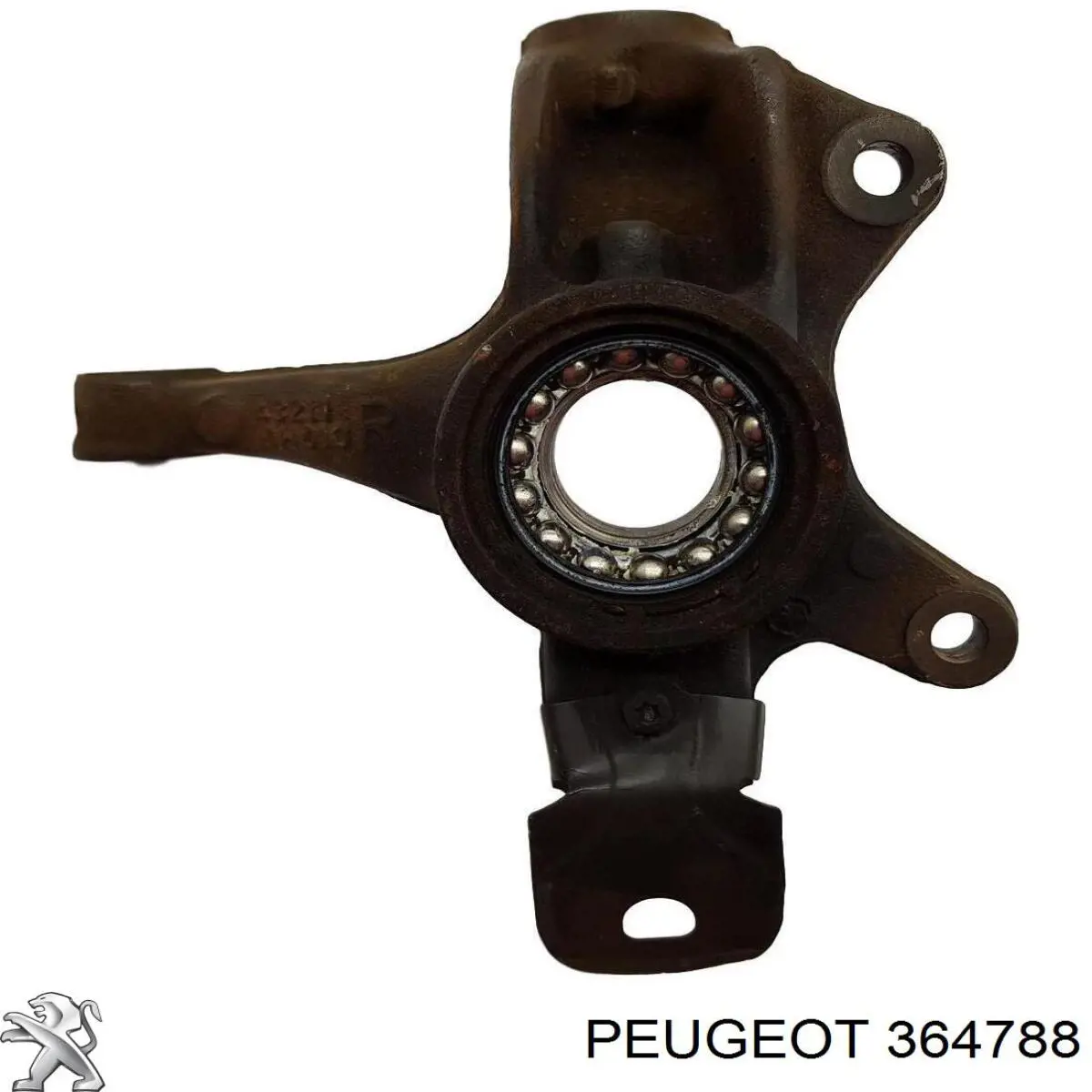 364788 Peugeot/Citroen muñón del eje, suspensión de rueda, delantero derecho