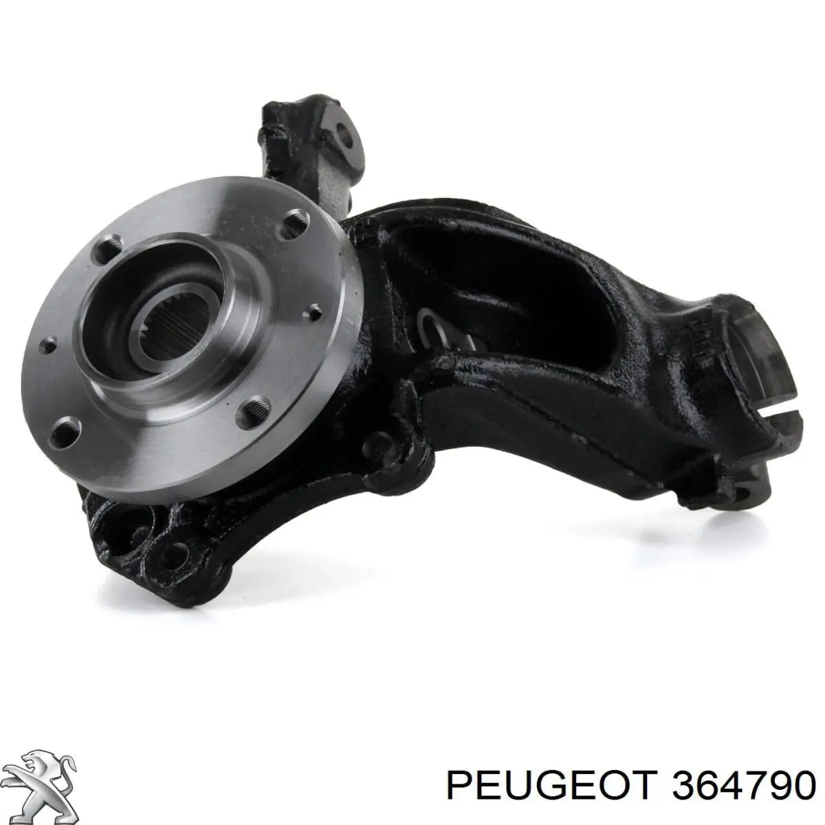 364790 Peugeot/Citroen muñón del eje, suspensión de rueda, delantero derecho